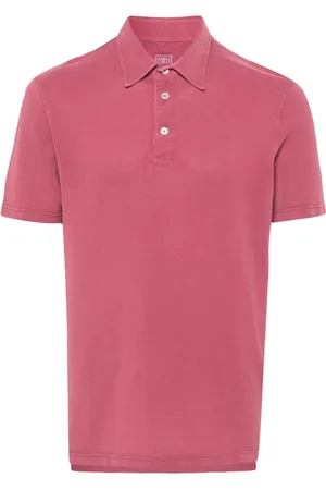 FEDELI Polo en piqué à design ondulé