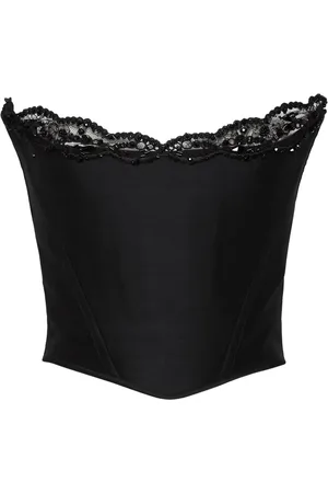 Dsquared2 Haut-corset à détails en dentelle