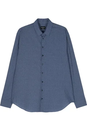 Giorgio Armani Chemise imprimée à effet froissé