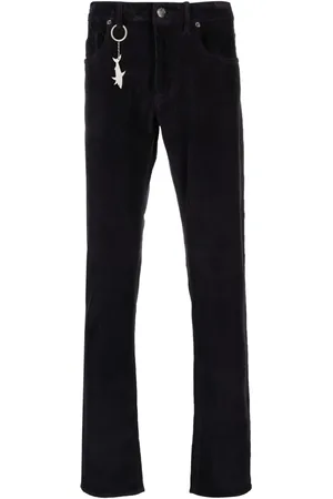 Paul & Shark Pantalon en velours côtelé à porte-clés requin