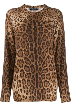 Dolce & Gabbana Pull en cachemire à motif léopard