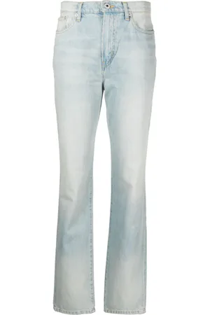 Kenzo Jean droit Japanese à taille haute
