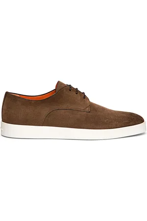 santoni Derbies en daim à lacets