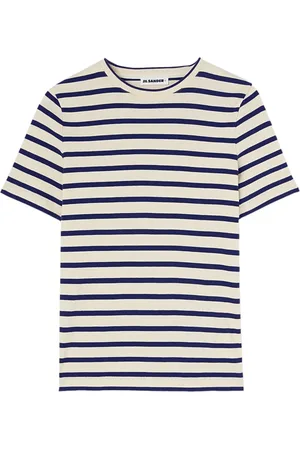 Jil Sander T-shirt en coton à rayures
