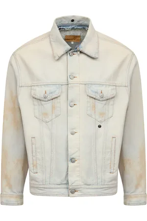 Maison Margiela Veste en jean à effet usé
