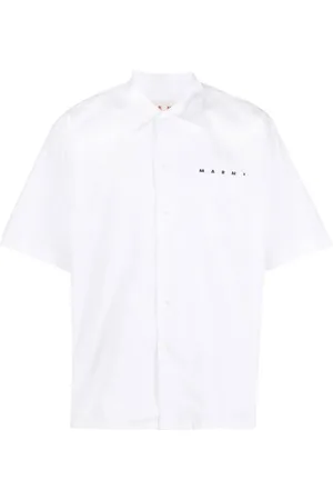 Marni Chemise en popeline à logo imprimé