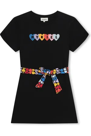 Sonia Rykiel Enfant Robe en coton à motif cœur