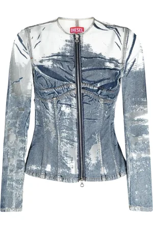 Diesel Veste en jean Milly à coupe cintrée