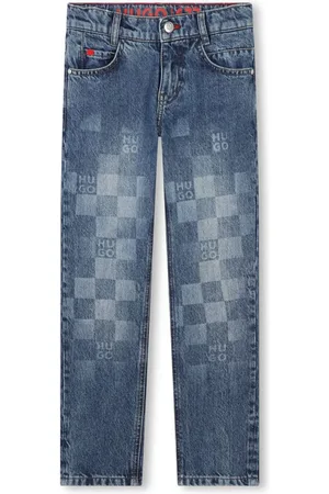 HUGO BOSS Jean à imprimé monogrammé