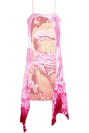 Diesel Robe drapée D-Malory-Long à imprimé graphique