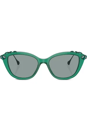 Swarovski Lunettes de soleil à monture papillon