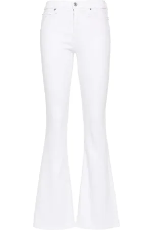 7 for all Mankind Jean évasé à taille mi-haute