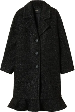 Twin-Set Manteau droit à simple boutonnage