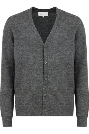 Maison Margiela Cardigan en maille fine à coudières