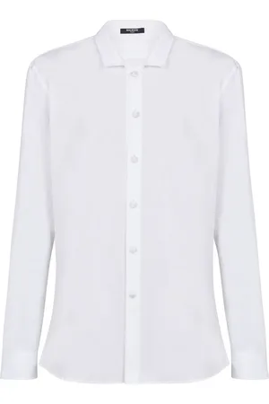 Balmain Chemise cintrée en popeline
