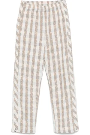 BLUE SKY INN Pantalon en tweed à carreaux