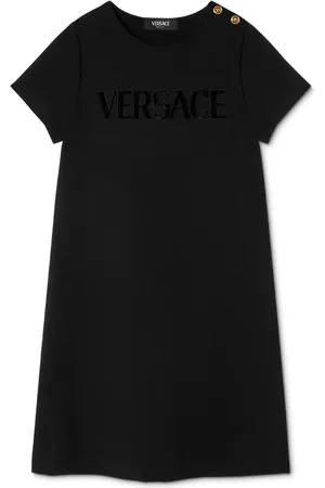 VERSACE Robe à logo imprimé