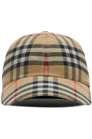 Burberry Casquette en coton à motif Nova Check