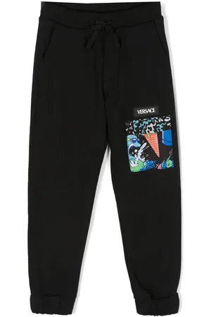 VERSACE Pantalon de jogging à poches à rabat