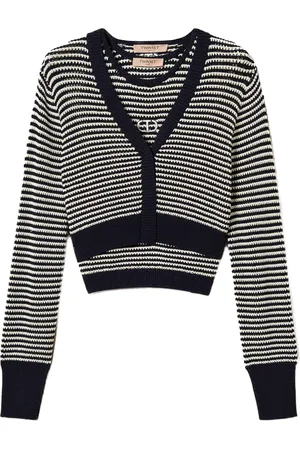 Twin-Set Cardigan Oval T à rayures