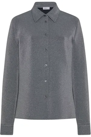ROSETTA GETTY Chemise à effet métallisé
