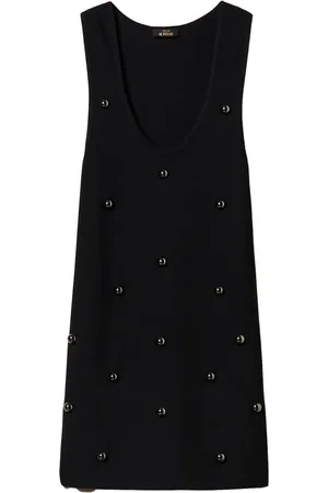 Twin-Set Robe en maille à ornements cloutés