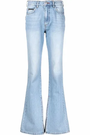 Philipp Plein Jean évasé à taille haute