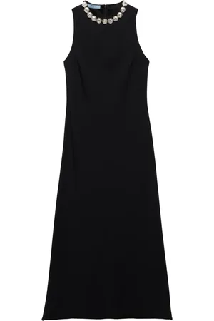 Prada Robe mi-longue à broderies