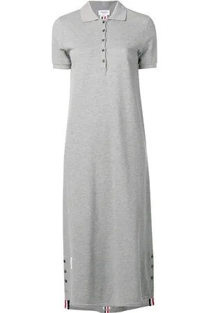 Thom Browne Robe-pole à détail de rayures