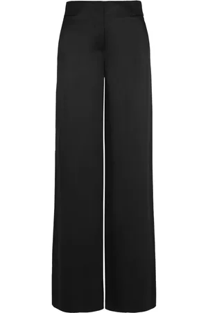 Giorgio Armani Pantalon en soie à coupe ample