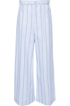 Marni Pantalon ample à rayures