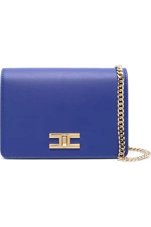 Elisabetta Franchi Sac à bandoulière à plaque logo