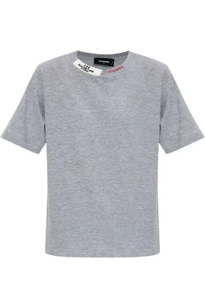 Dsquared2 T-shirt en coton à détails nervurés