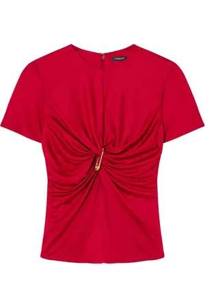 VERSACE Haut Safety Pin à fronces