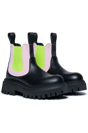 Marni Bottines en cuir à design colour block