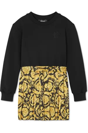 VERSACE Robe à imprimé baroque