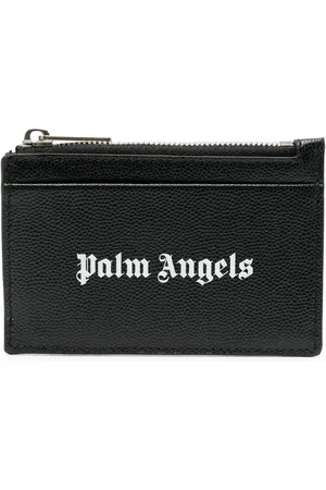 Palm Angels Porte-cartes à logo Gothic imprimé