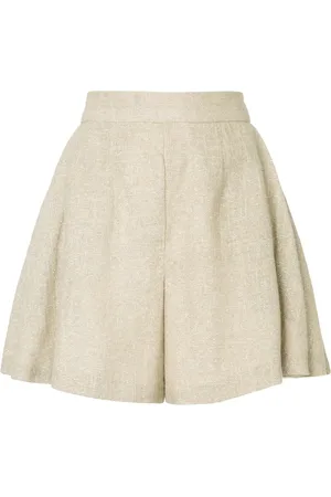 Bambah Minishort évasé métallisé