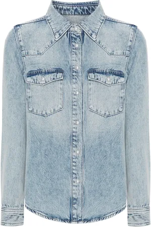 Frame Chemise Heritage en jean délavé