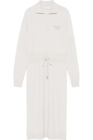 PESERICO SIGN Robe en maille à coupe mi-longue