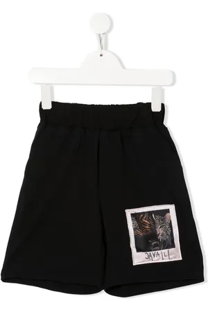 Roberto Cavalli Short de sport à détail de patch