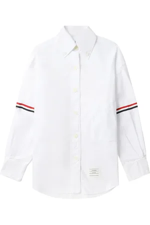 Thom Browne Chemise en coton à détails rayés