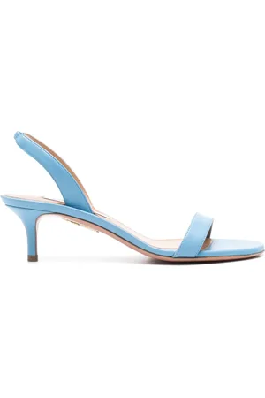 Aquazzura Sandales So Nude 50 mm en cuir