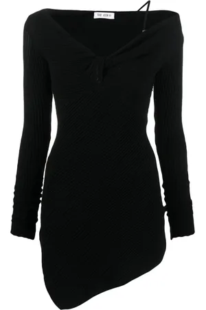 The Attico Robe courte Desai en maille à design nervuré