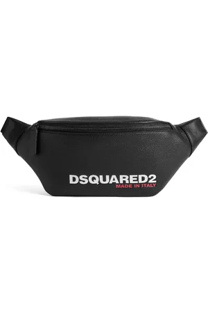 Dsquared2 Sac banane en cuir à logo imprimé