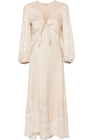 Dorothee Schumacher Robe en lin à broderies