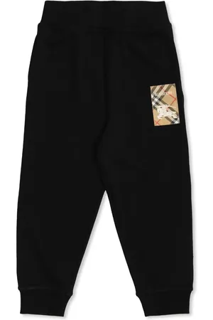 Burberry Pantalon de jogging à patch logo