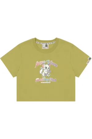 A Bathing Ape T-shirt en coton à imprimé graphique
