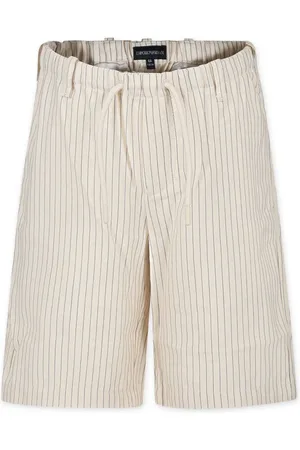 Emporio Armani Short droit à rayures