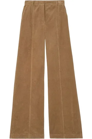 Burberry Pantalon ample en velours côtelé